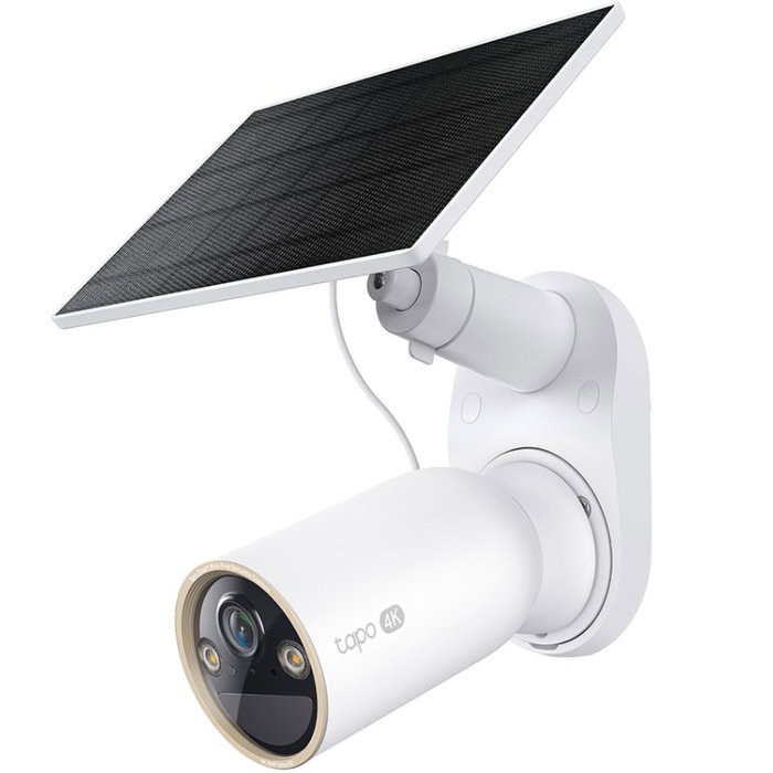 TP-Link Tapo C460 KIT Cámara de Videovigilancia 4K Exterior con Batería y Panel Solar Visión Nocturna Control App IA